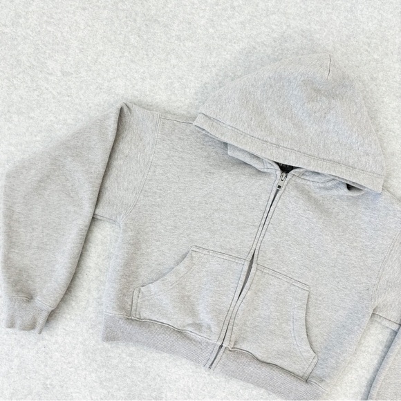 Aritzia cropped boyfriend hoodie - Picture 3 of 5